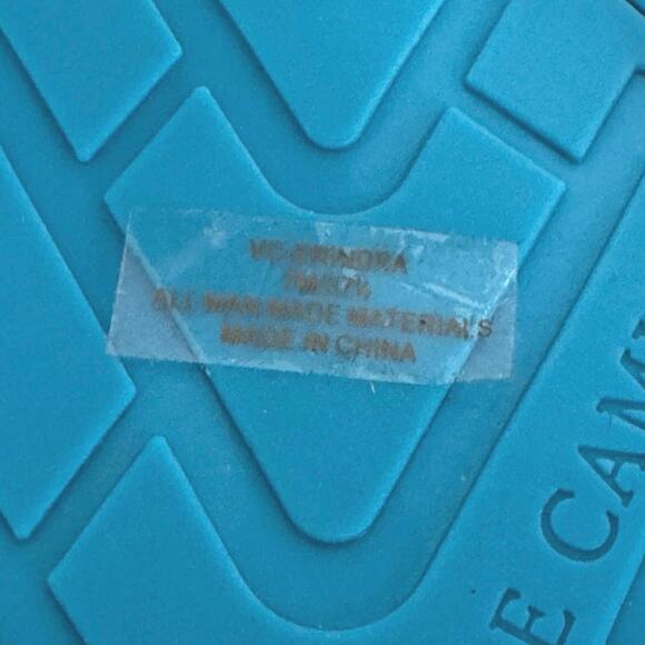 Vince CAMUTO Women’s Erindra Embellished Jelly Slide Sandals Size 7 Turquoise - Picture 9 of 9